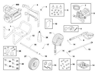 Part Location Diagram of 709521 Briggs and Stratton Pump